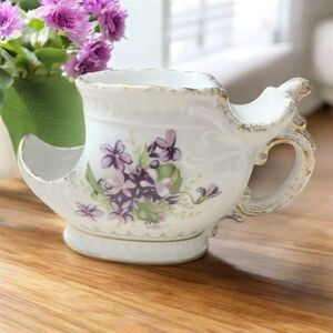 Brandenburg Vintage Floral Porcelain Shaving Mug -Barber Shop, Wet Shave